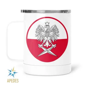 Poland Stainless Steel Travel Mug 13 OZ