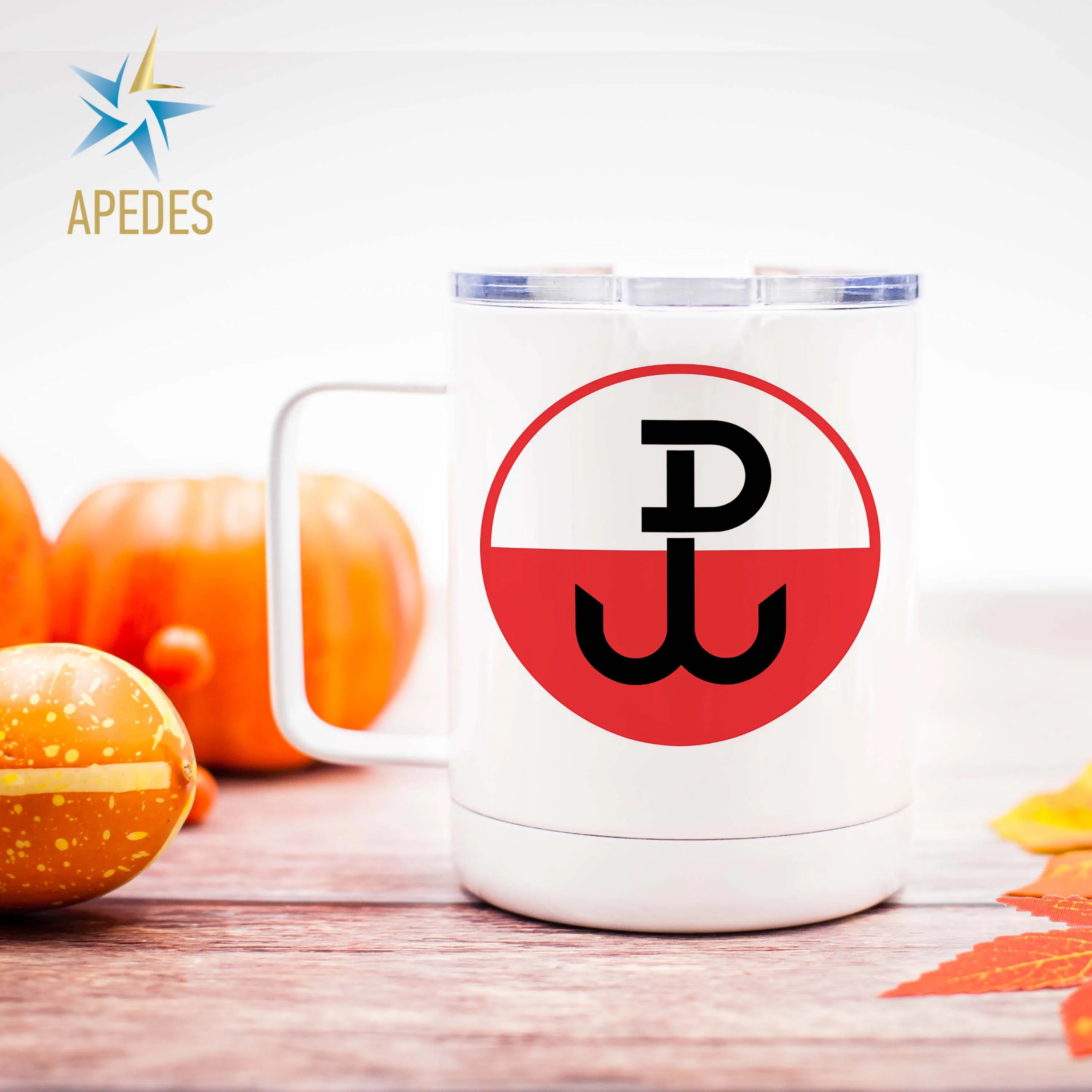 Poland Stainless Steel Travel Mug 13 OZ