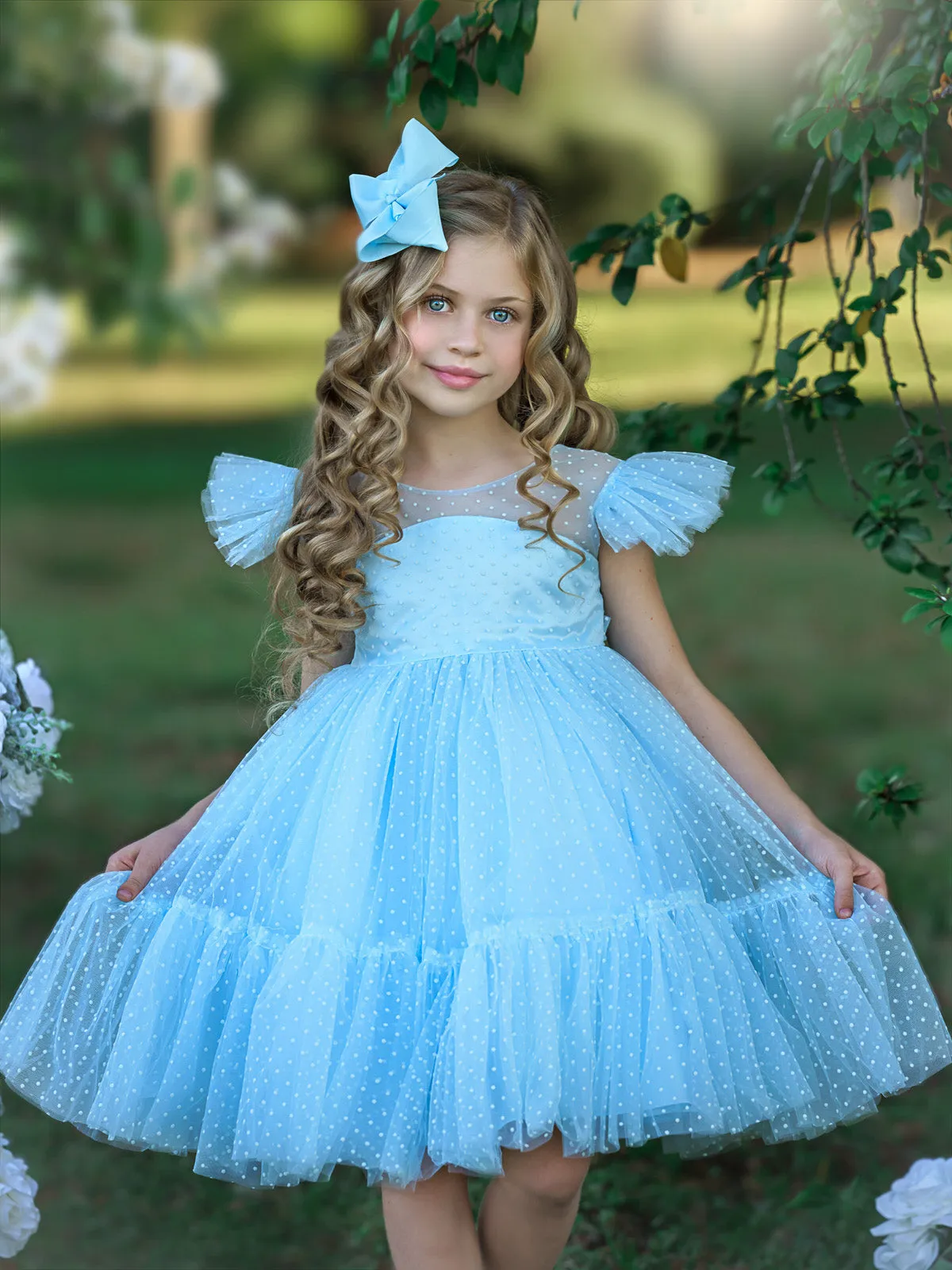 Polka Dot Big Twirls Party Dress