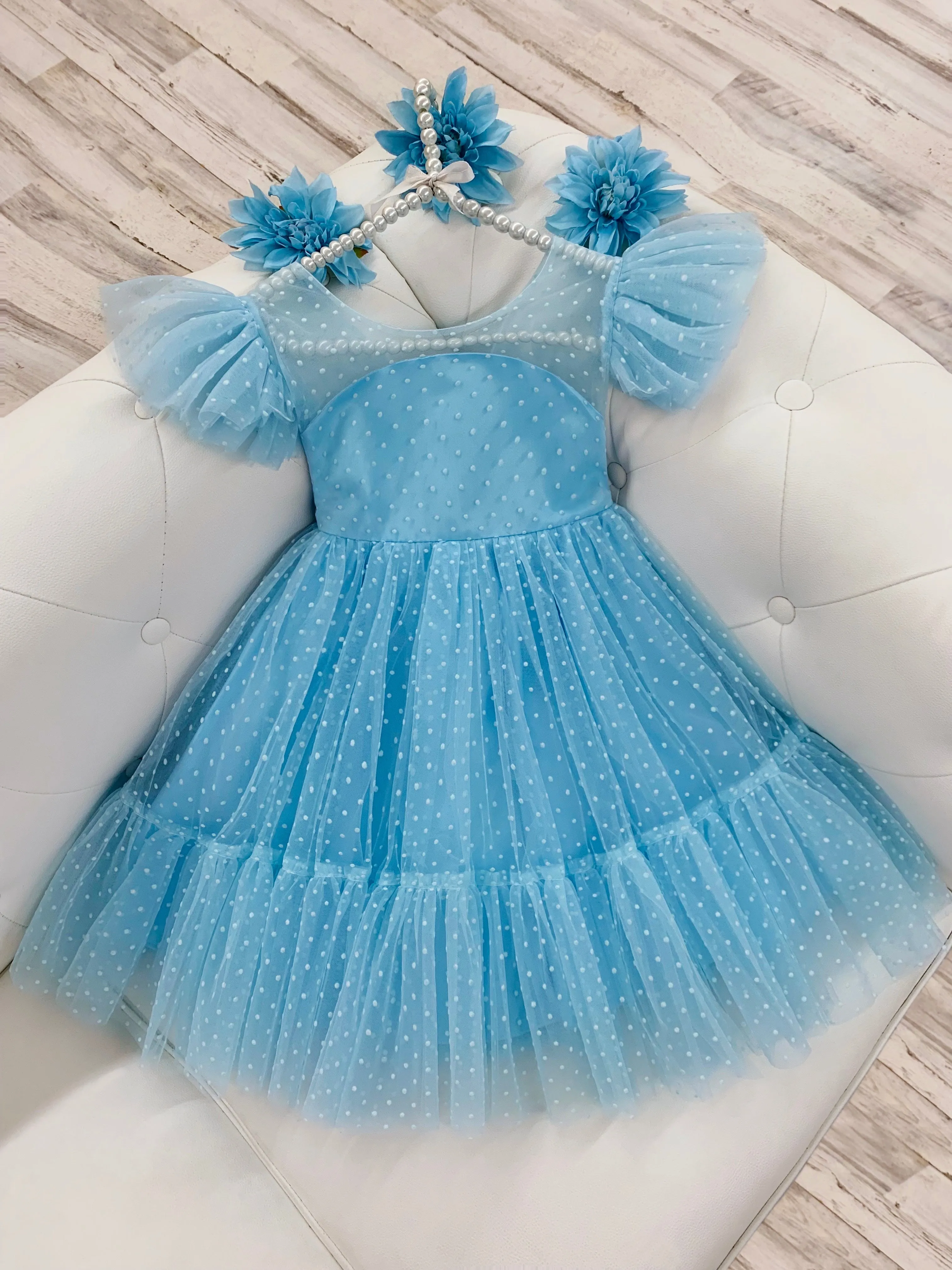 Polka Dot Big Twirls Party Dress