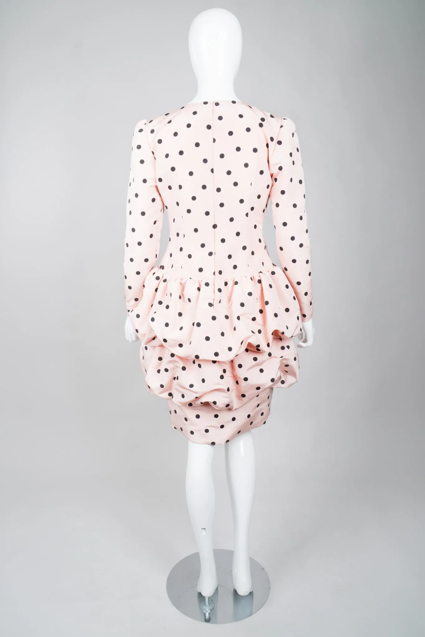 Polka Dot Pouf Dress