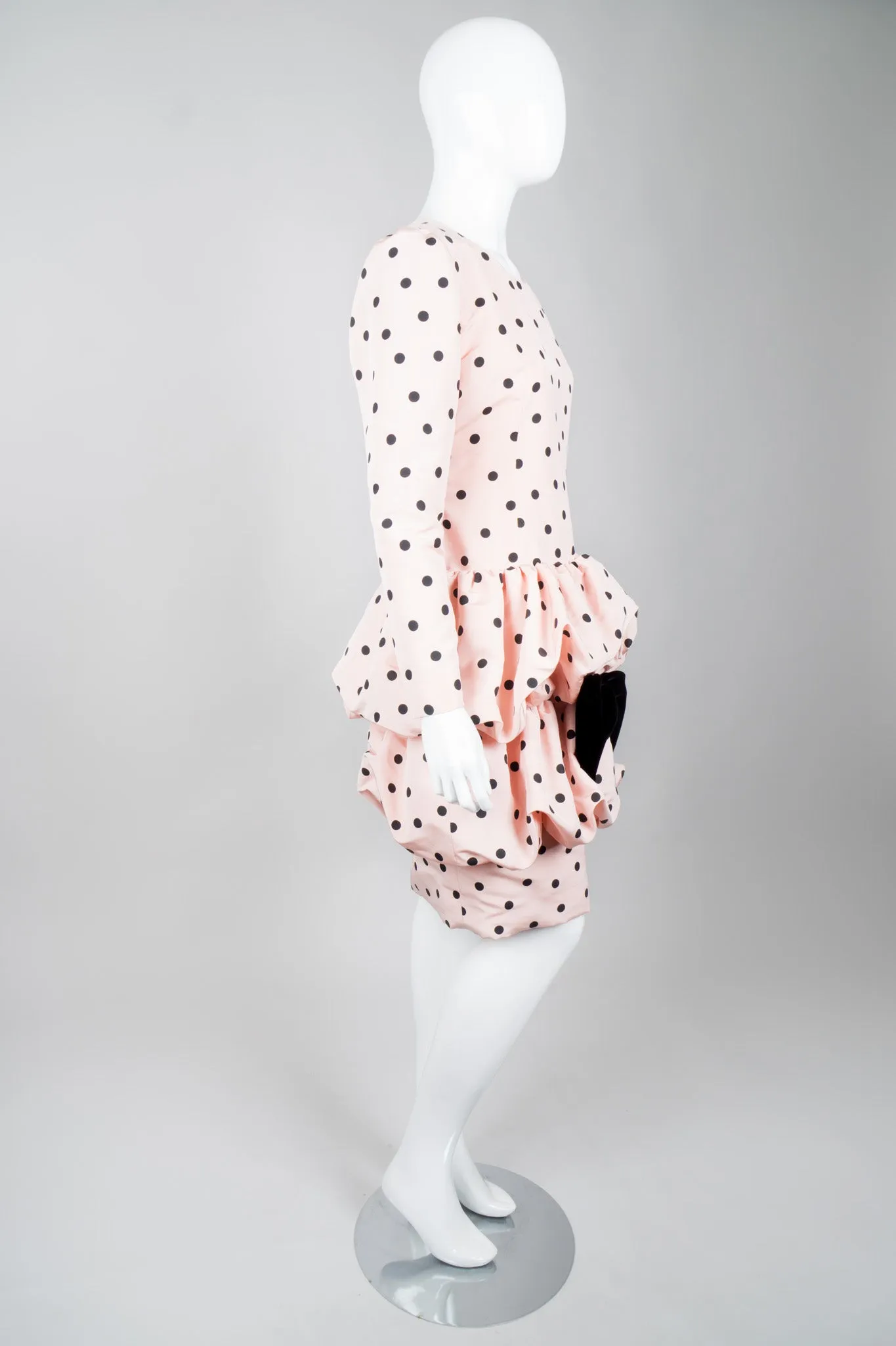 Polka Dot Pouf Dress