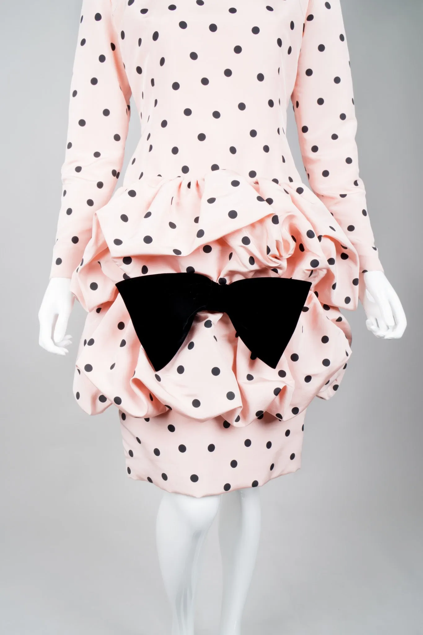 Polka Dot Pouf Dress