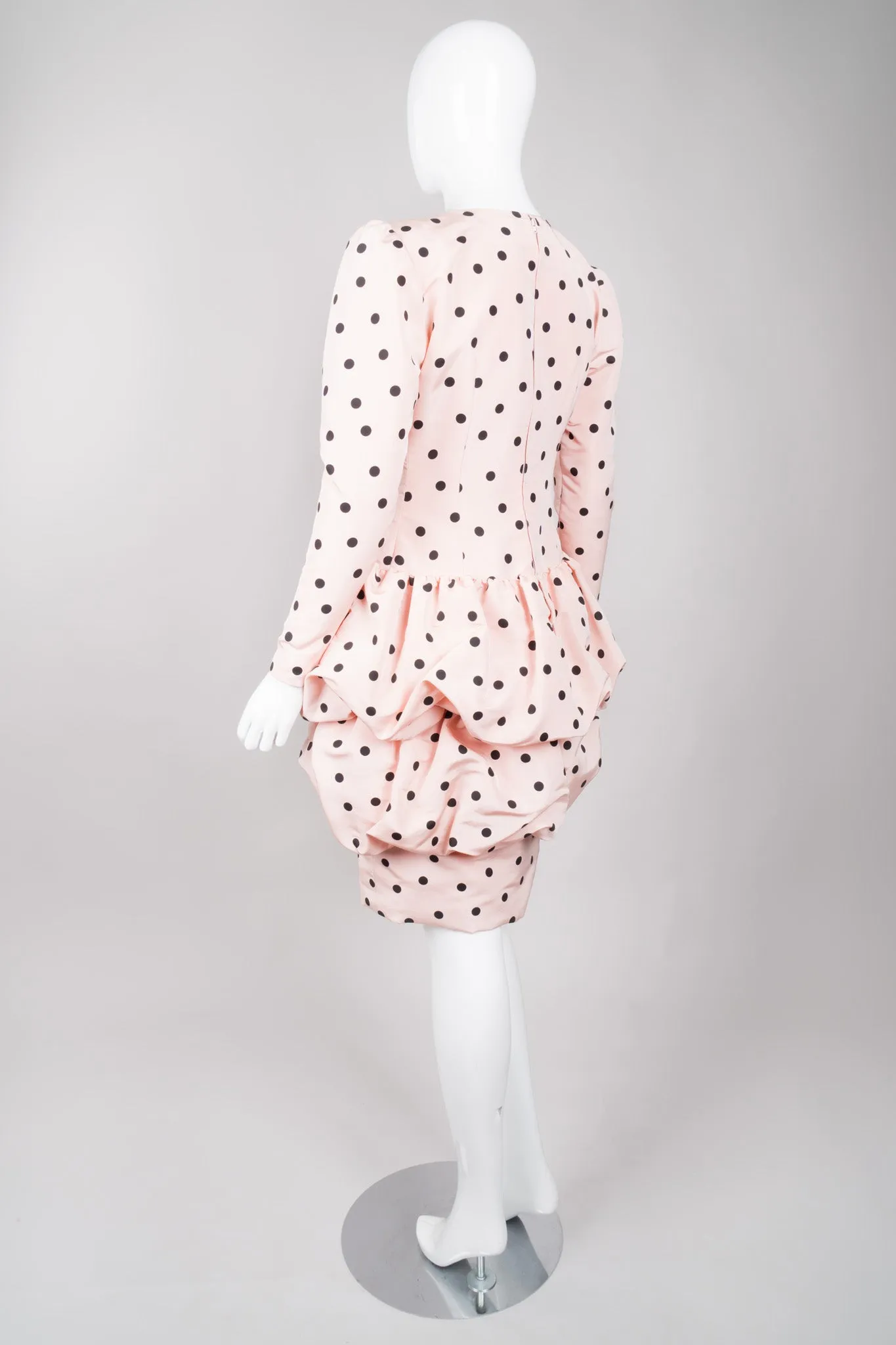Polka Dot Pouf Dress