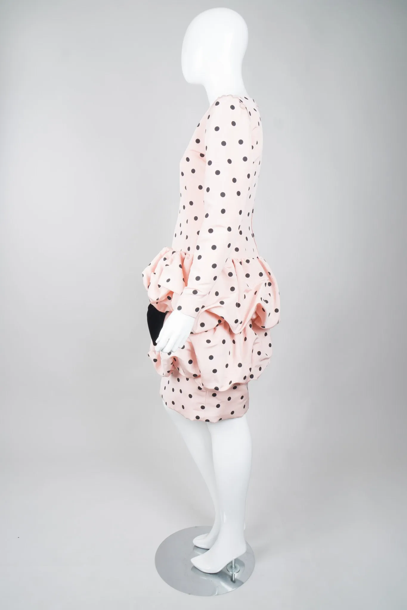 Polka Dot Pouf Dress