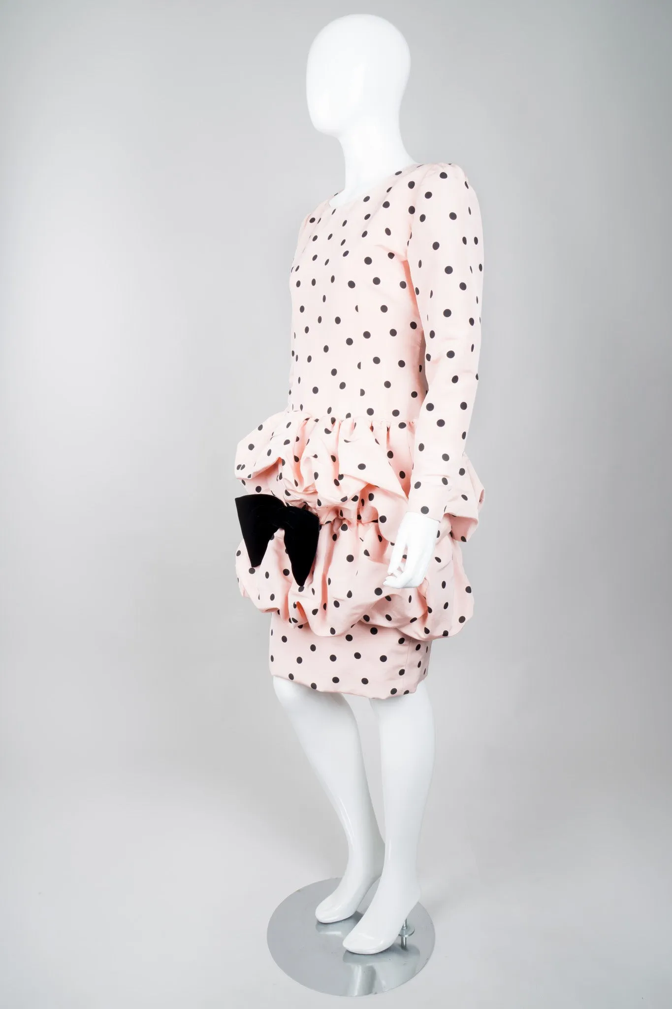 Polka Dot Pouf Dress