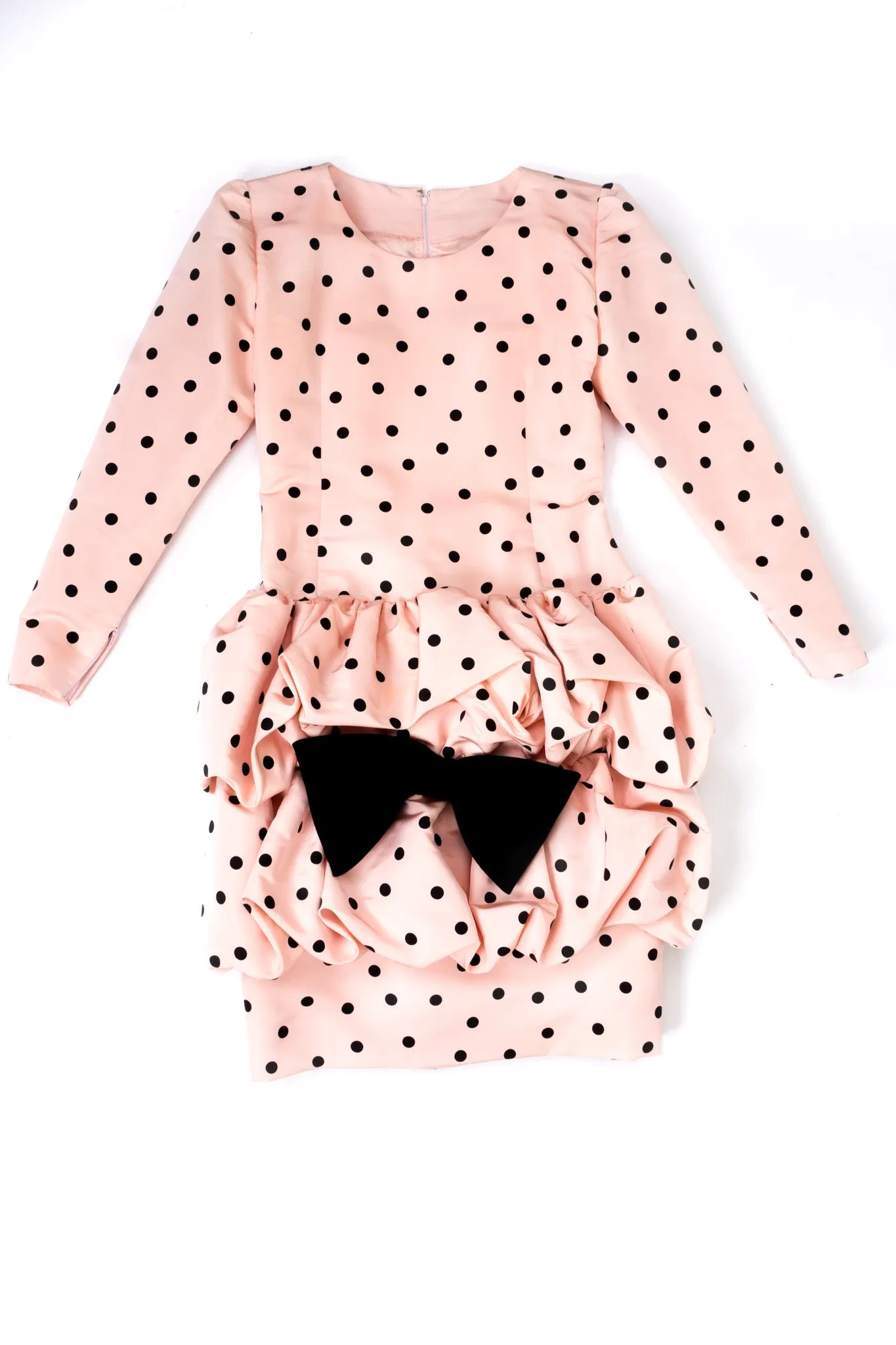 Polka Dot Pouf Dress