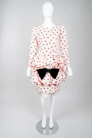 Fun Polka-Dot Hair Flowers