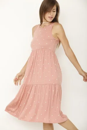 Polka Dot Tiered Dress