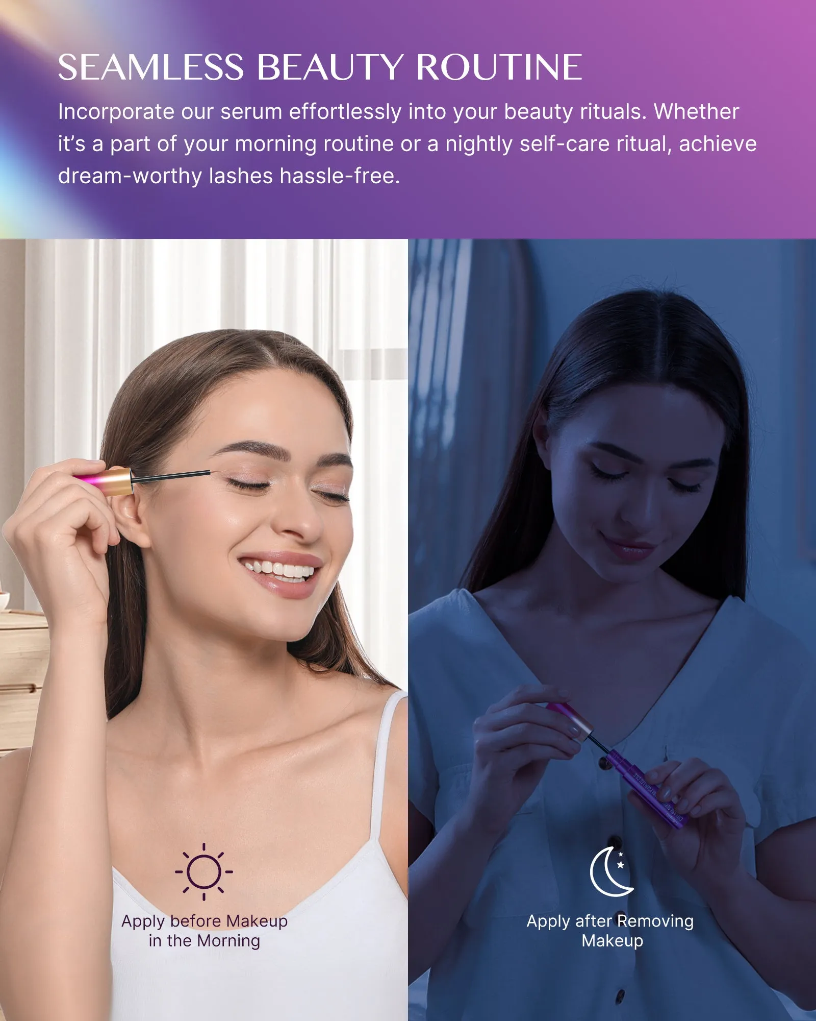Premium Eyelash Growth Serum 0.1 FL OZ - Purple
