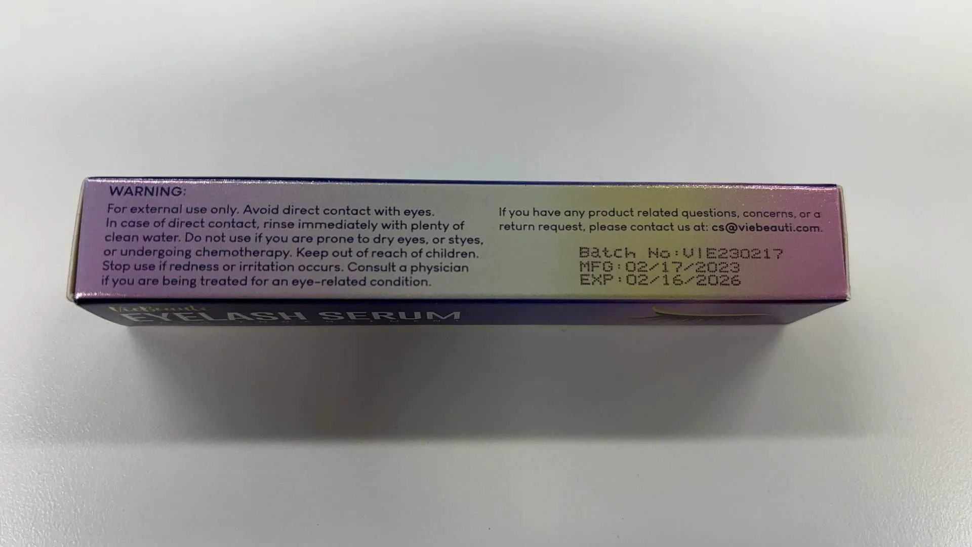 Premium Eyelash Growth Serum 0.1 FL OZ - Purple
