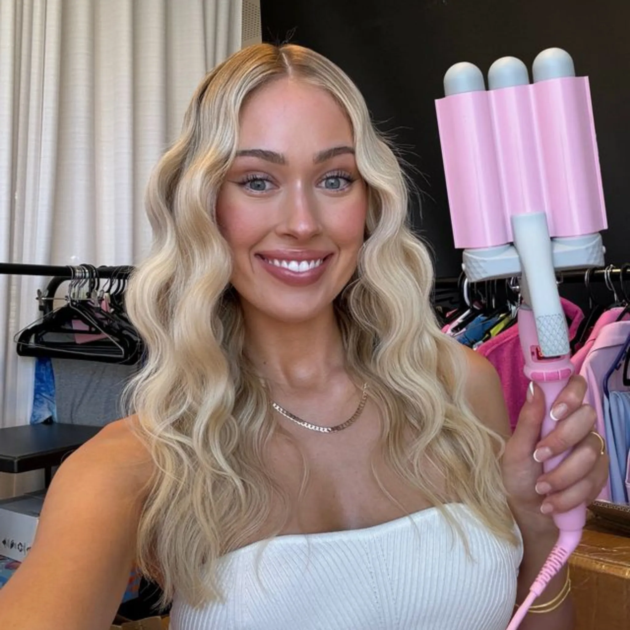 PRO Hair Waver - 32mm Pink