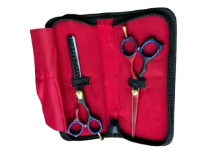 Professional Hair Cutting Thinning Scissors Barber Shears Hairdressing Set