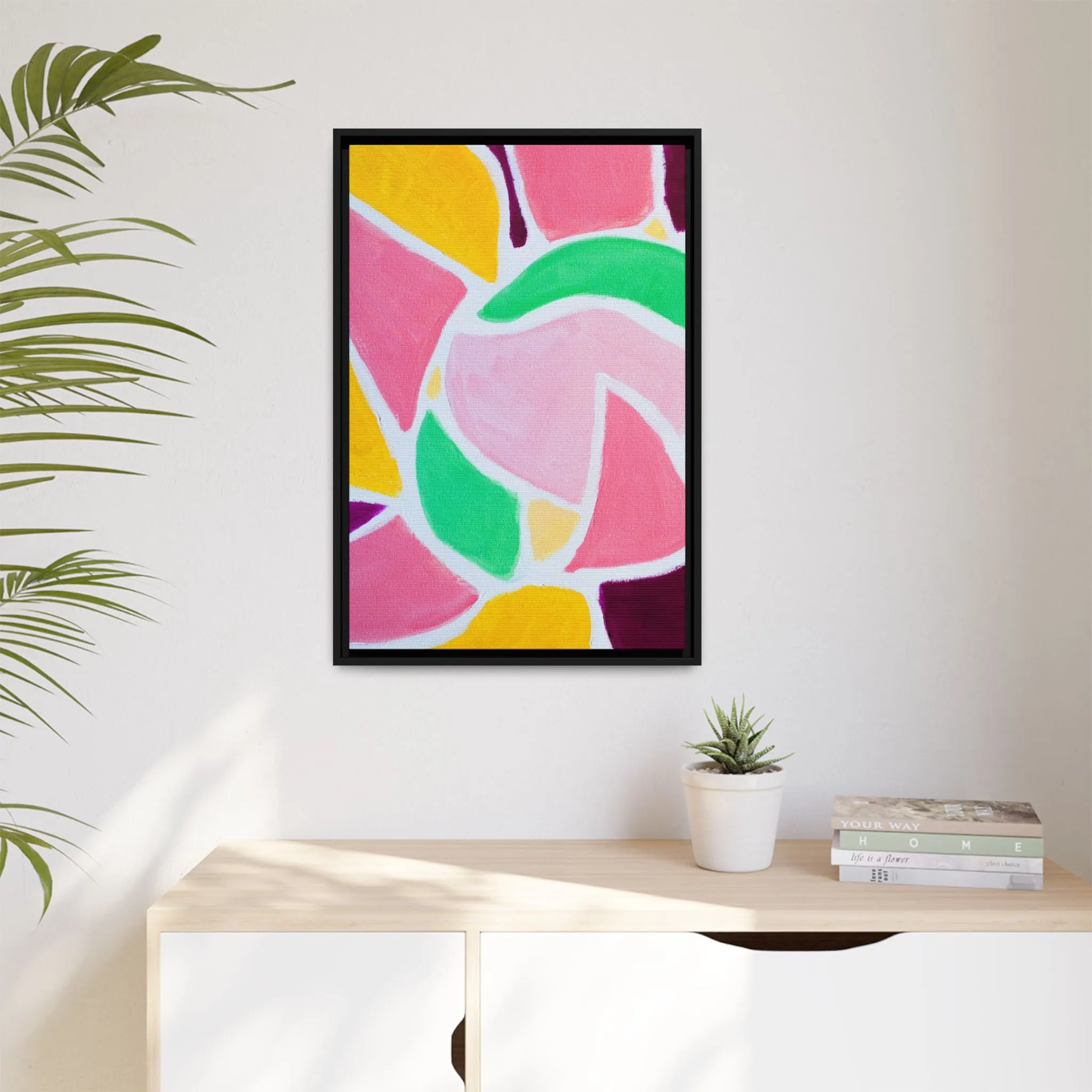 Protea Project- Angela - Framed Canvas Art
