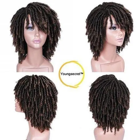 Quality Dreadlock Short Twist Curly Popular Wigs -- HOT SUMMER SALE