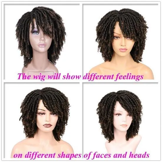 Quality Dreadlock Short Twist Curly Popular Wigs -- HOT SUMMER SALE