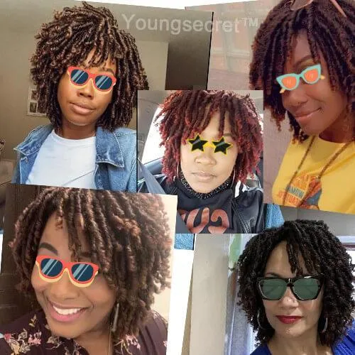 Quality Dreadlock Short Twist Curly Popular Wigs -- HOT SUMMER SALE