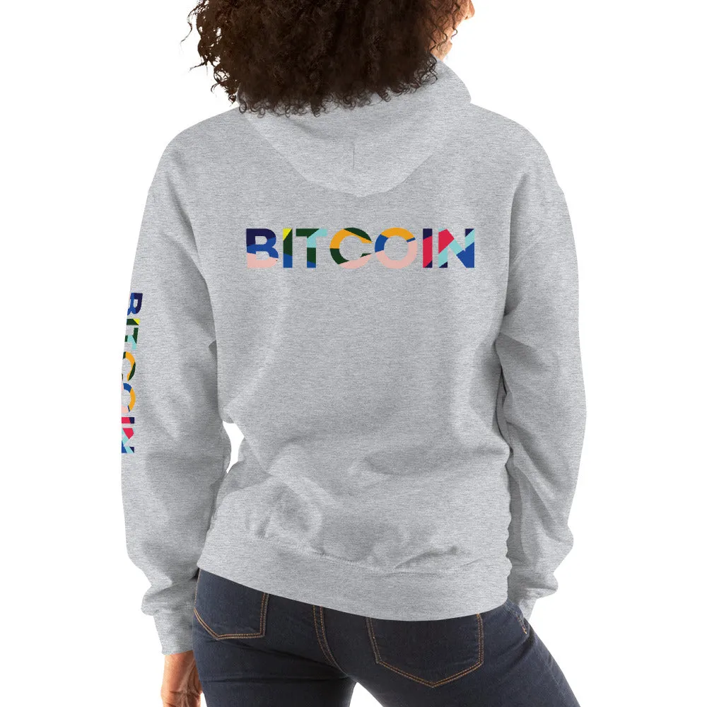 "Bitcoin Avant Garde" Womens Hoodie
