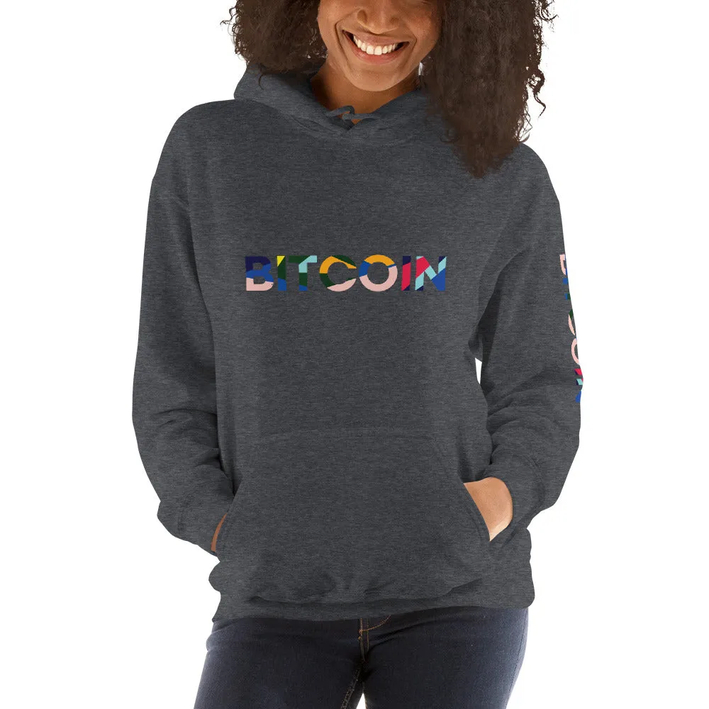 "Bitcoin Avant Garde" Womens Hoodie