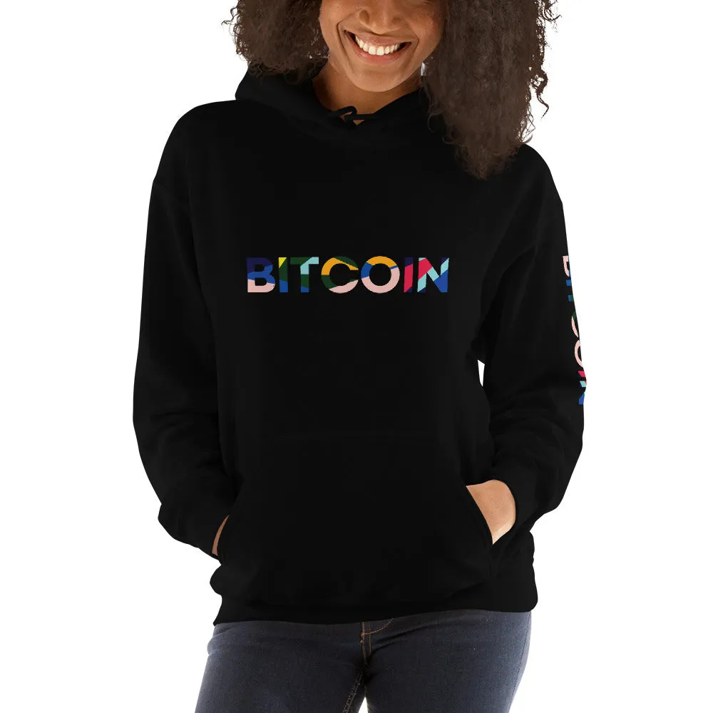 "Bitcoin Avant Garde" Womens Hoodie