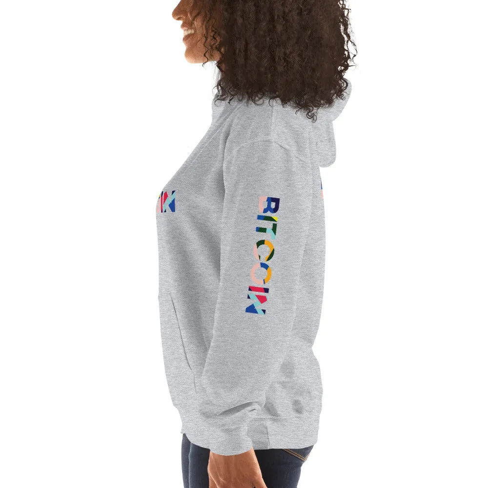 "Bitcoin Avant Garde" Womens Hoodie