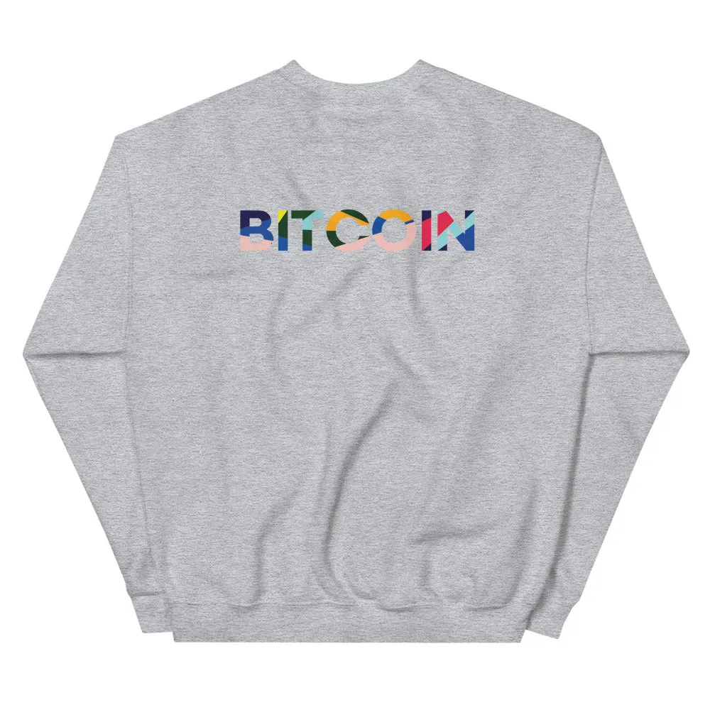 "The Avant Garde" Bitcoin Womens Sweatshirt