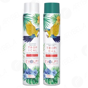 Reconstructor 500ml Tropical Shampoo Kit   Damaged Hair Conditioner Tropical Hair Reconstruction Amazon Evolpy Liss