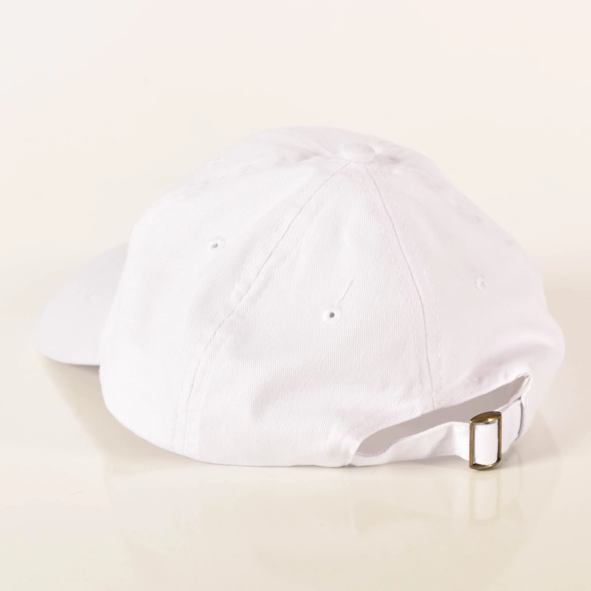 Red Hair Don't Care Simple White Hat