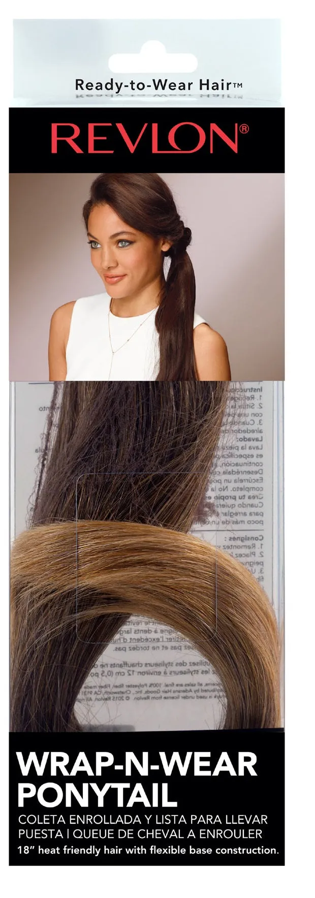 Revlon 6384 Wrap-n-wear Ponytail (Wavy) Heat-friendly ponytail
