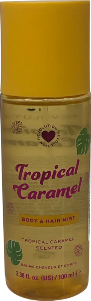Revolution Tropical Caramel Hair And Body Mist Tropical Caramel 100ml