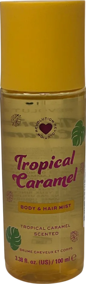 Revolution Tropical Caramel Hair And Body Mist Tropical Caramel 100ml