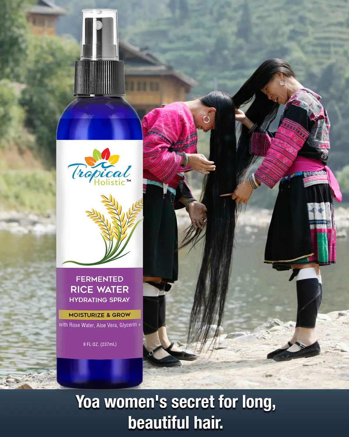 Rice Water for Hair Growth  Spray 8oz