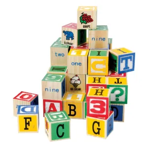 Schylling Alphabet Blocks - 48 Pieces