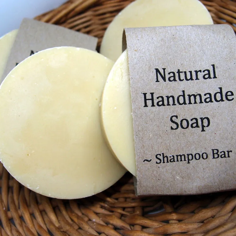 Shampoo Natural Soap Bar - with goat's milk and honey