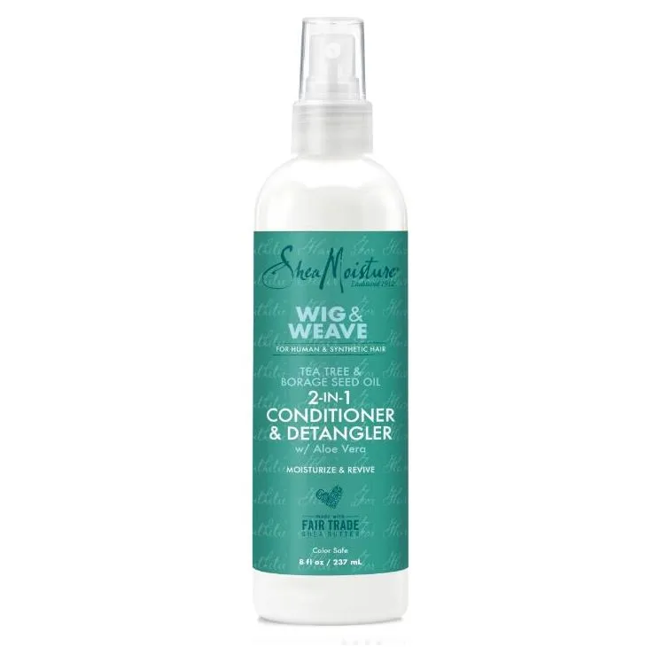 Shea Moisture Tea Tree & Borage Seed Oil Conditioner &  Detangler 8oz
