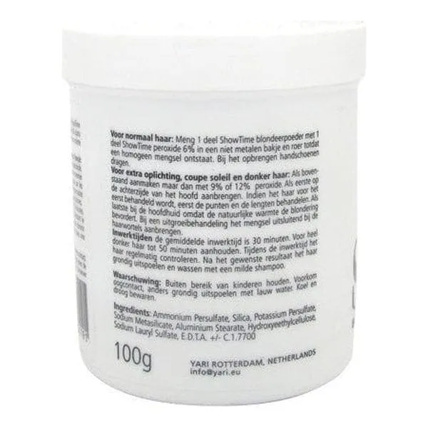 ShowTime Ultra Light Peroxide Blonder Powder 100g