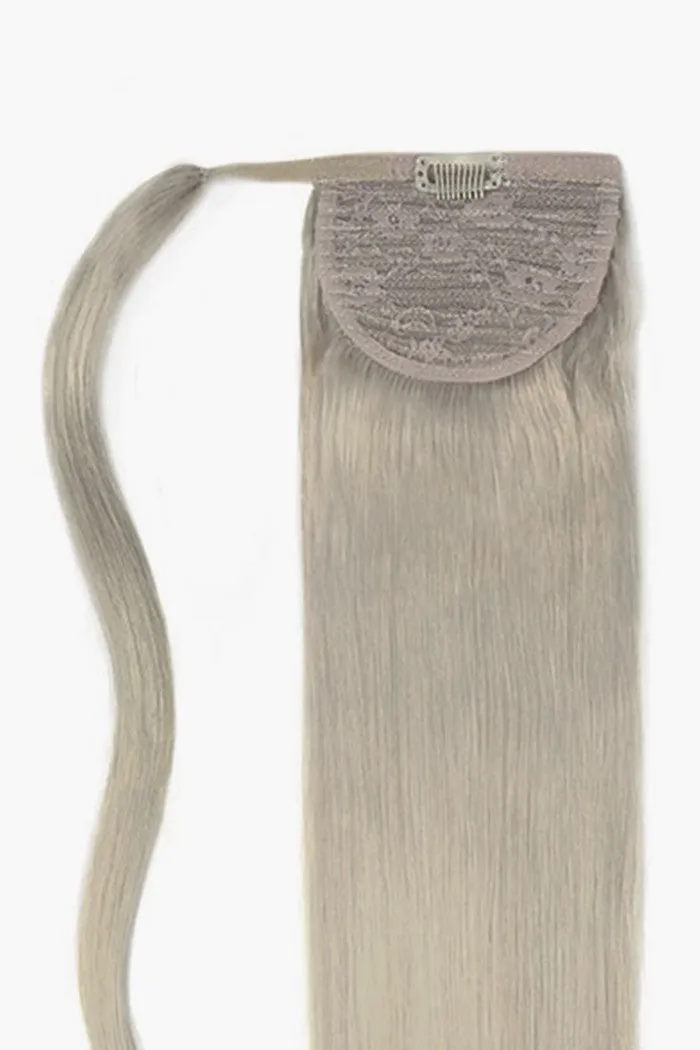 Silver Sand (#SS) Straight Up Wrap Around Ponytail Extension
