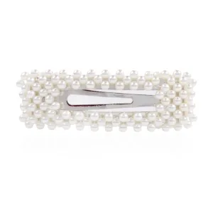 Simple Geometric Pattern Pearl Hair Clip