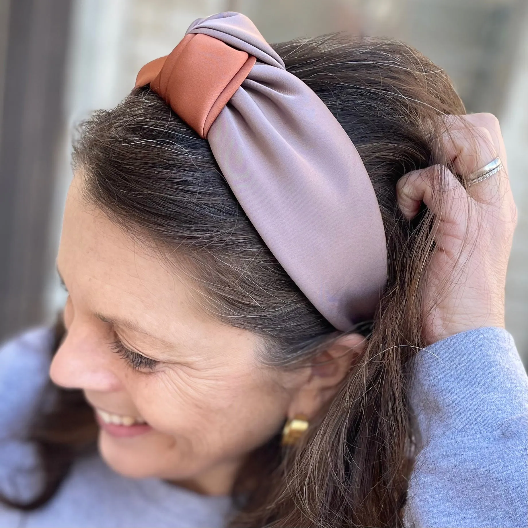 Simple Knot Satin Headband