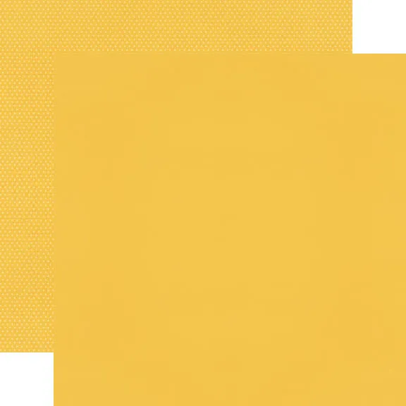 Simple Stories - Color Vibe - Bolds - 12x12 Single Sheet - Dandelion