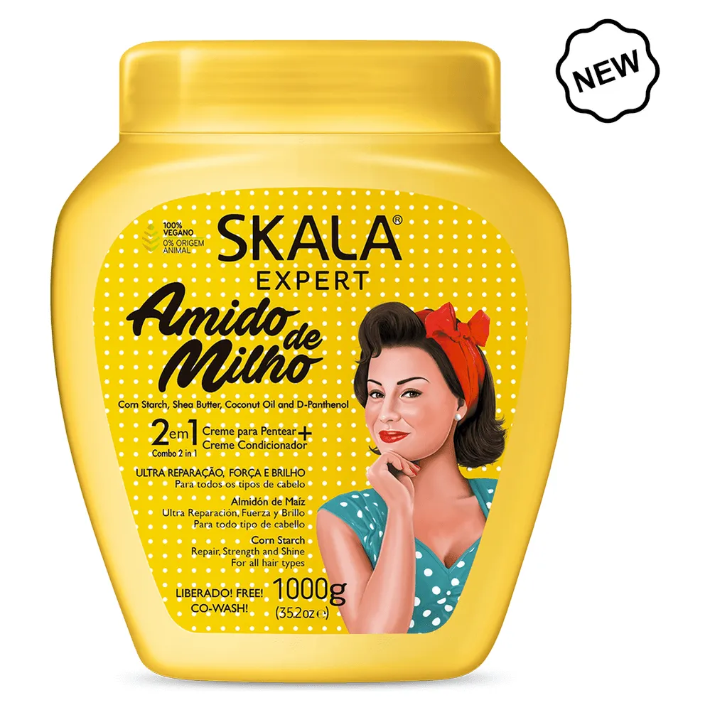  Skala Amido De Milho Creme 1000g 2 in 1