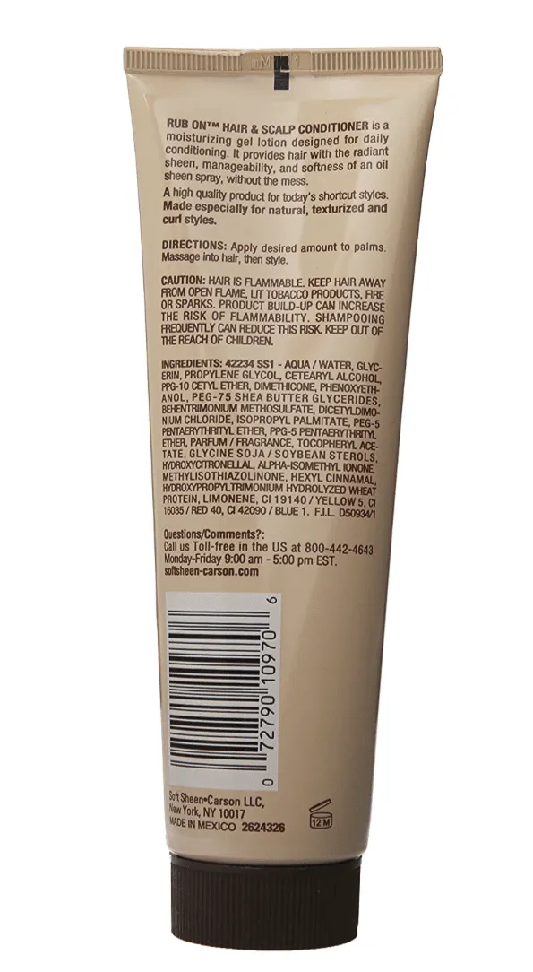 Softsheen Carson Sta-sof- Fro - Gel hydratant "Hair & Scalp Conditioner Rub On" - 141,8g
