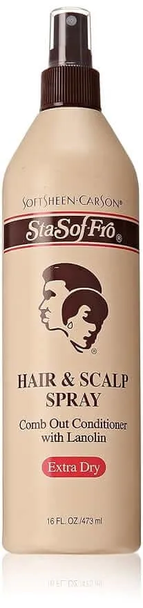 SoftSheen.Carson  - Sta-Sof-Fro Spray Pour Cheveux "Hair & Scalp Spray" - 473 ml
