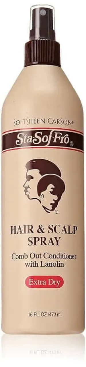 SoftSheen.Carson  - Sta-Sof-Fro Spray Pour Cheveux "Hair & Scalp Spray" - 473 ml