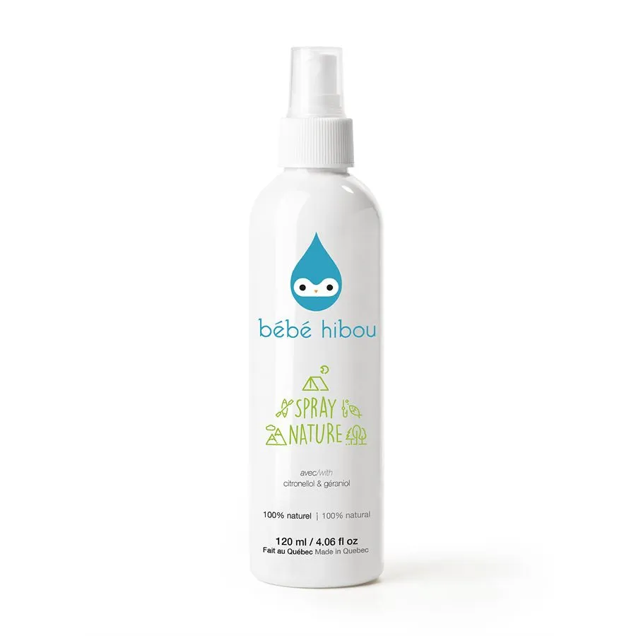 Spray nature (chasse-moustique) 120ml- Bébé Hibou