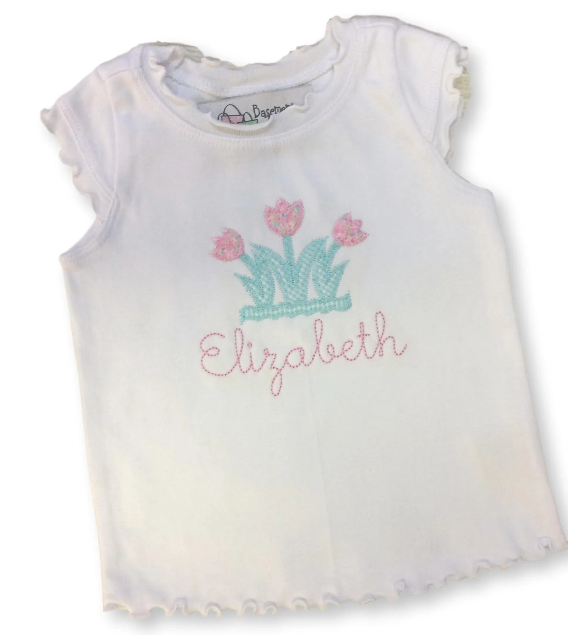Spring Flowers Girl Tee