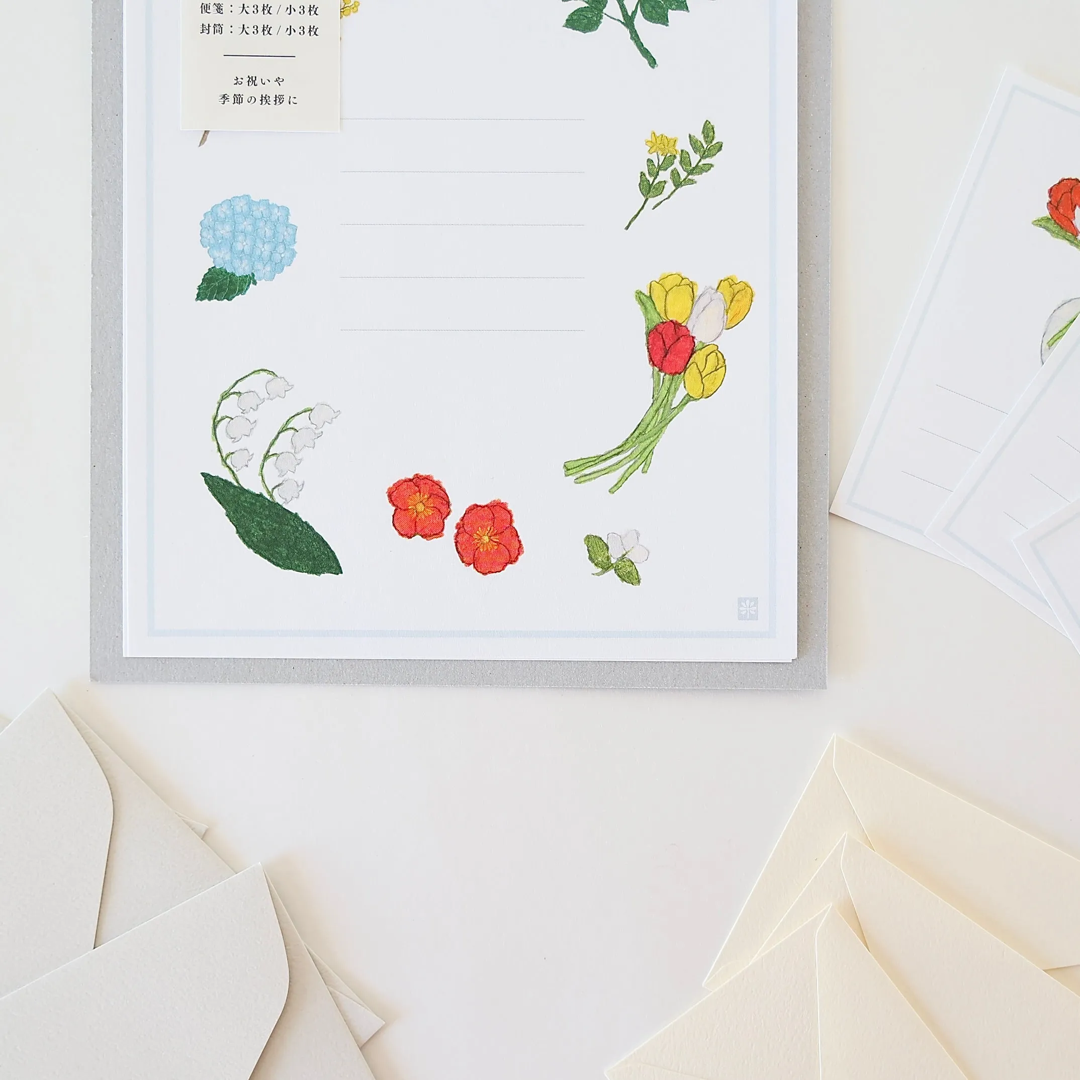 Stationery Set - Flowers