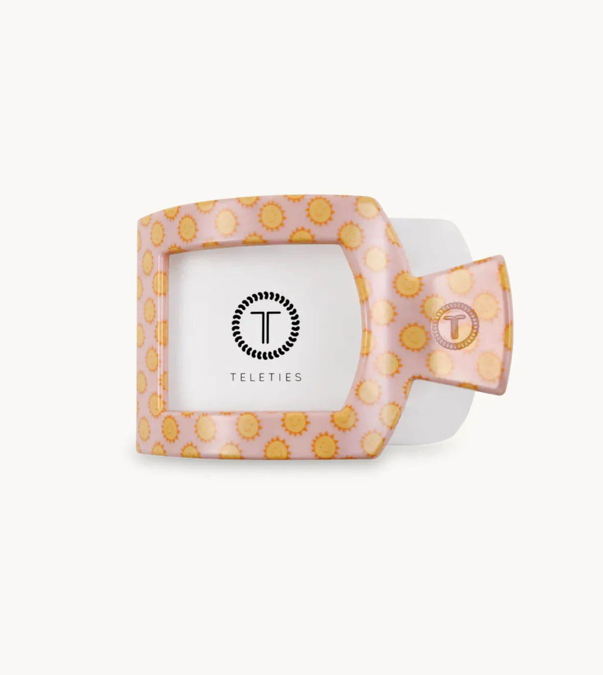 Sunny Days Ahead Small Flat Square Hair Clip