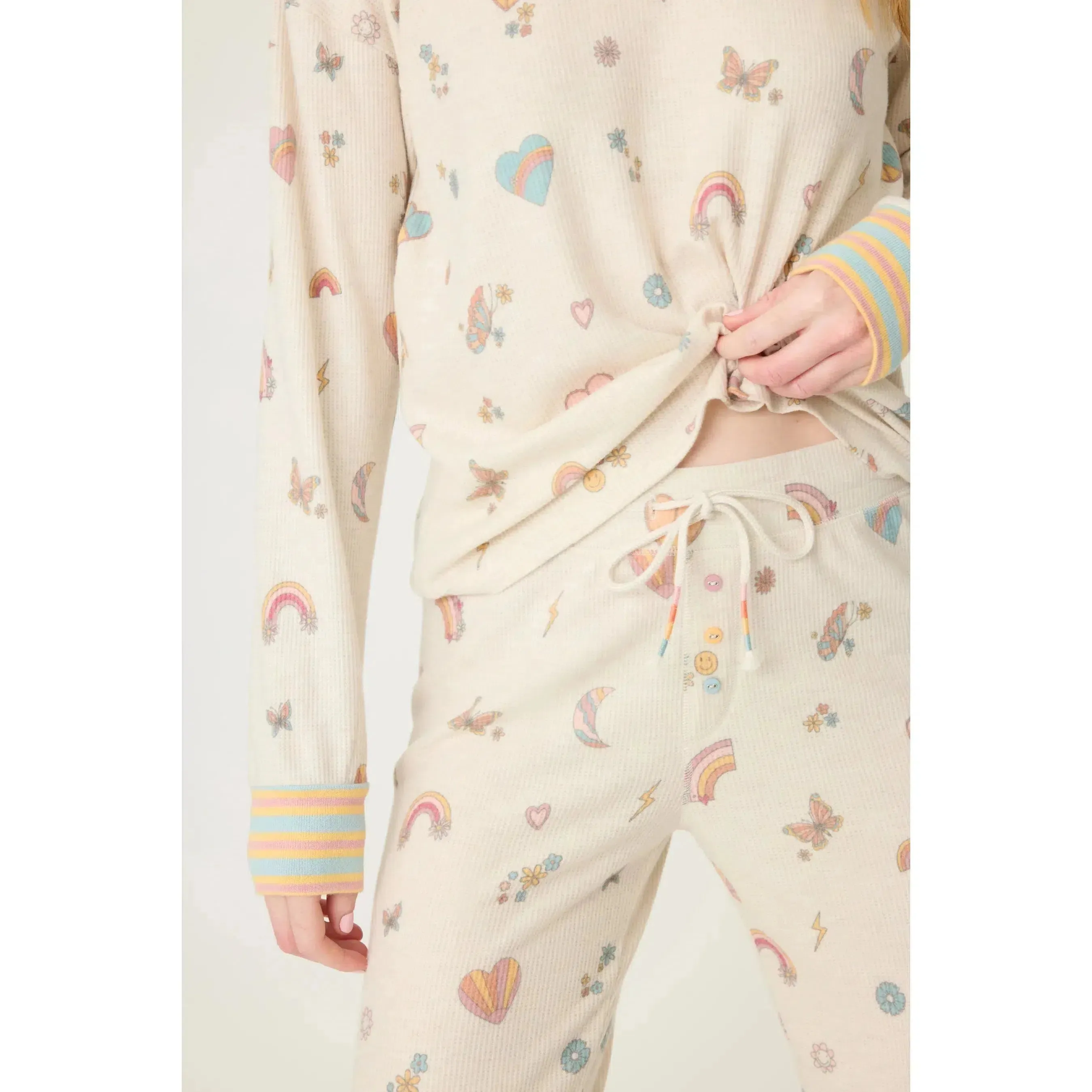 SUNSHINE ON MY MIND BANDED PANT SET