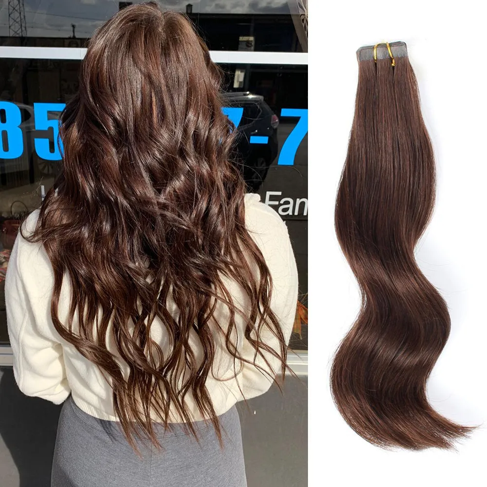 Tape  In Hair Extension #3 Medium Dark Brown 14inch & 16inch